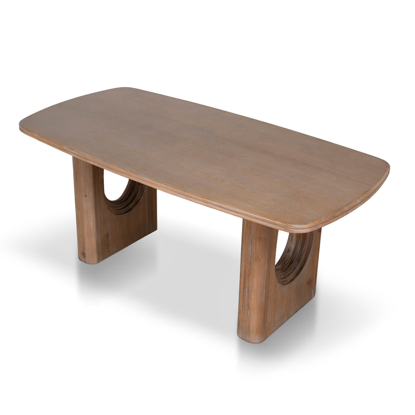 CDT10905-NI 1.8m Elm Dining Table - Natural