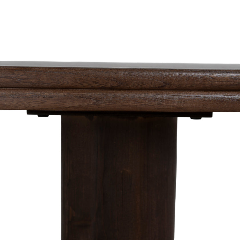 CDT10906-NI 1.8m Elm Dining Table - Walnut