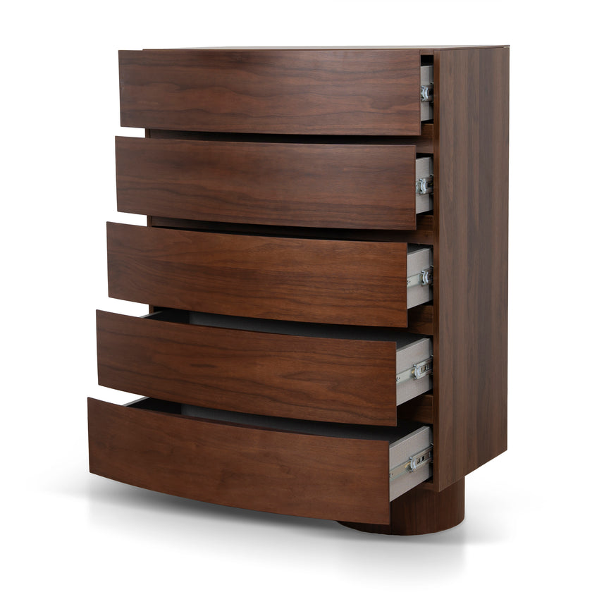 CDT10966-IG Tallboy Drawer Chest - Walnut