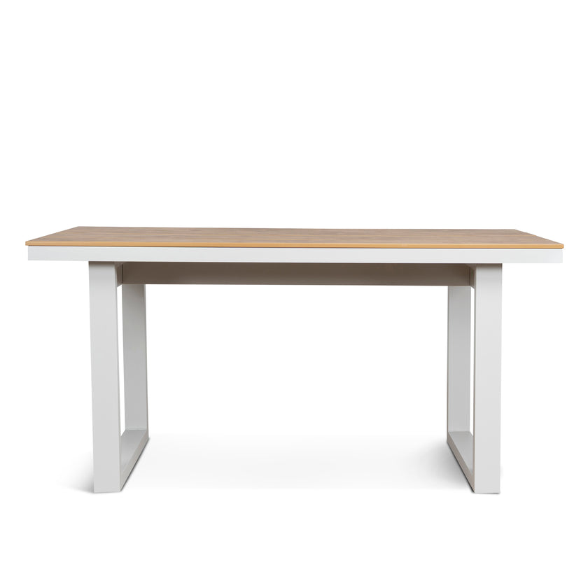 CDT12051-ID 1.6m Sand White Outdoor Dining Table - Natural