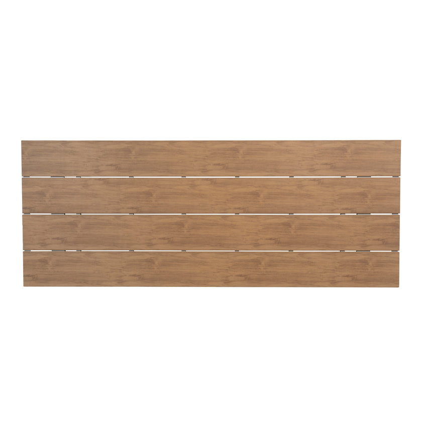 CDT12052-ID 2.3m Sand White Outdoor Dining Table - Natural