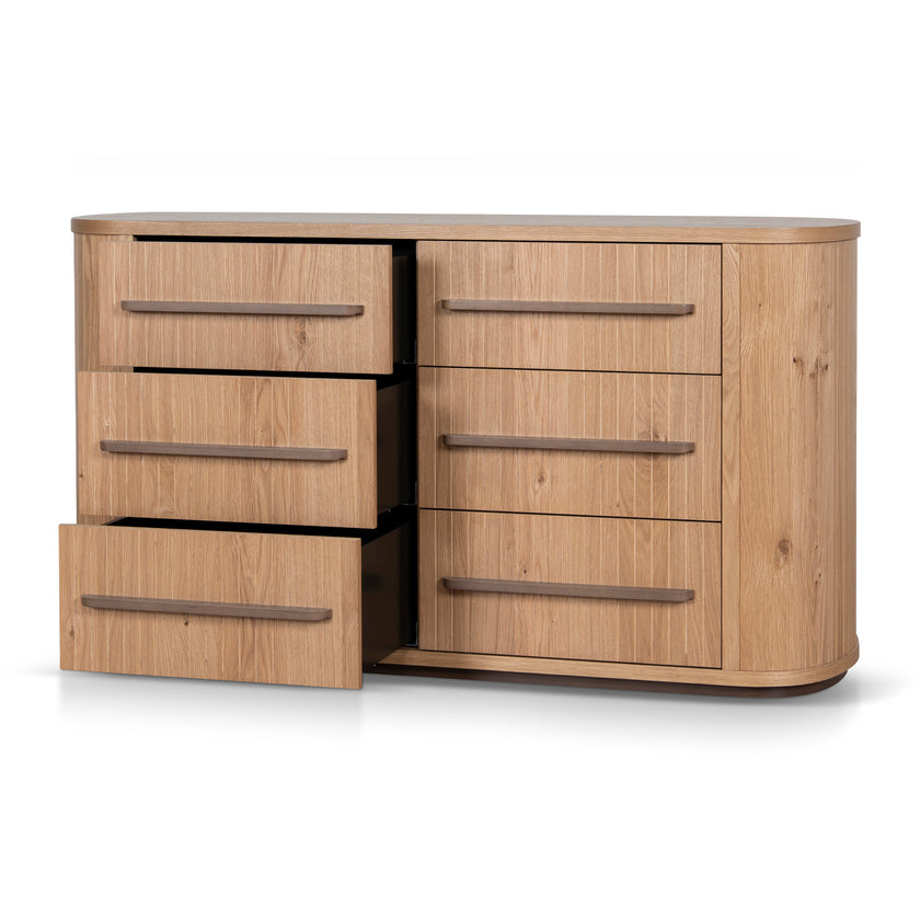 CDT12112-VN Chest of 6 Drawers - Knotty Oak