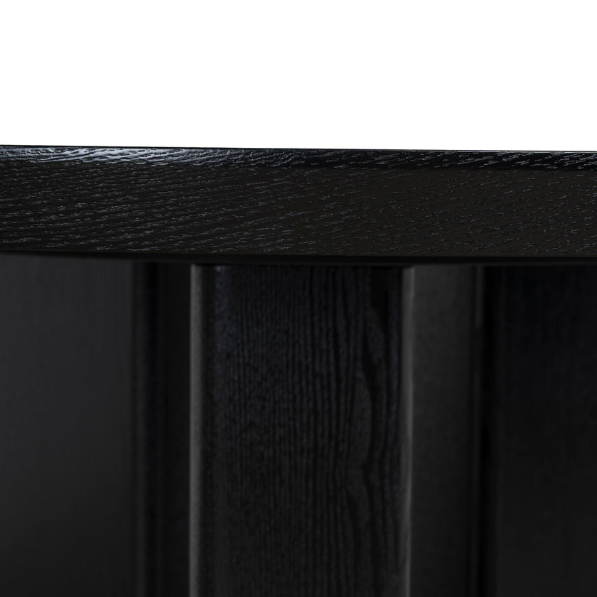 CDT12123-CI 1.2m Round Dining Table - Full Black