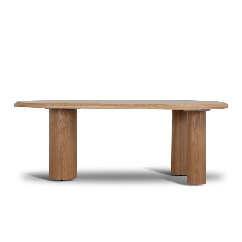 CDT12127-CI 2.1m Oval Dining Table - Natural