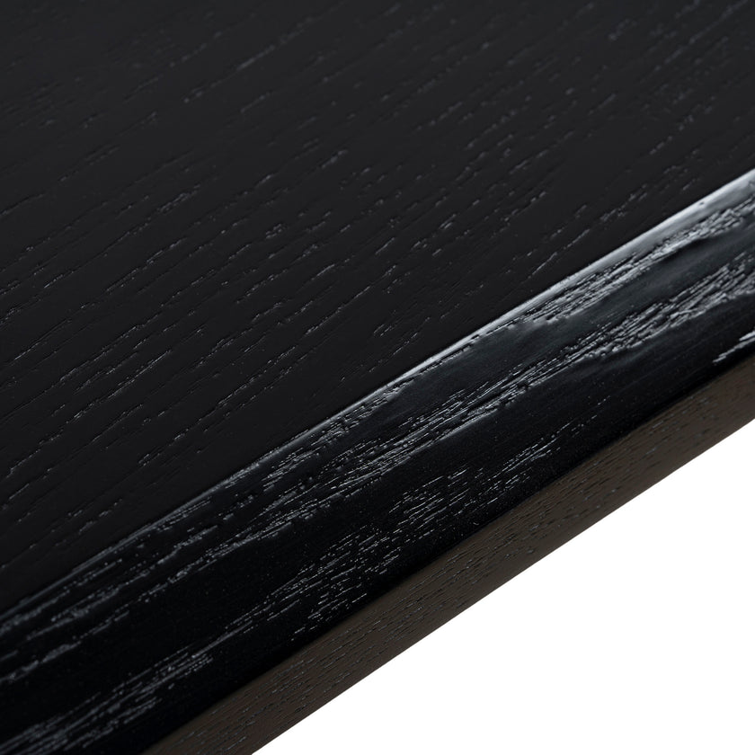 CDT12128-CI 2.1m Oval Dining Table - Full Black