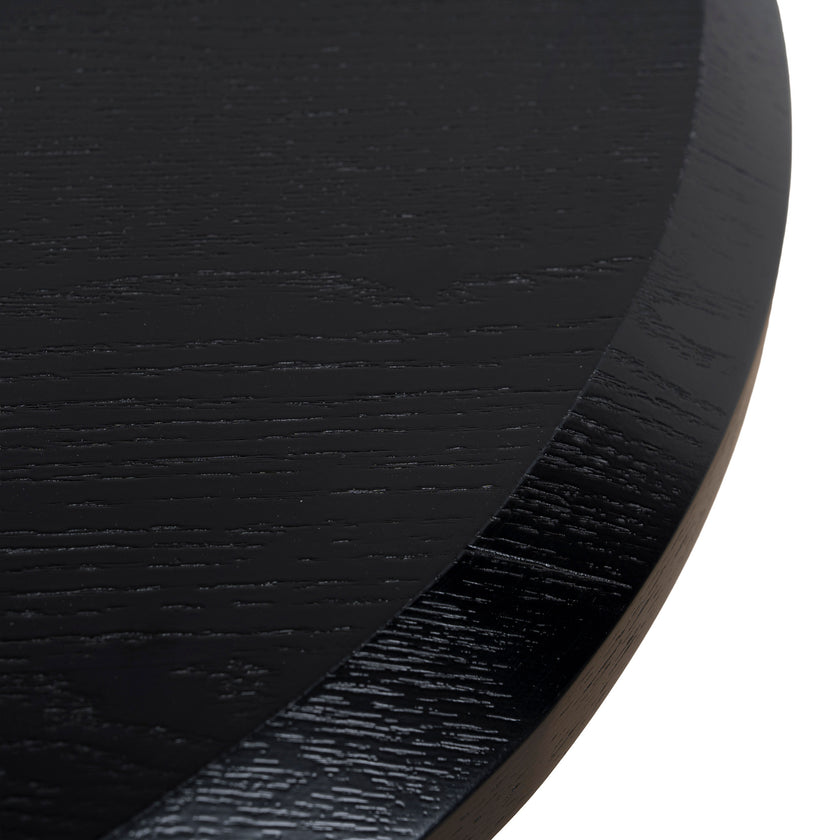 CDT12128-CI 2.1m Oval Dining Table - Full Black