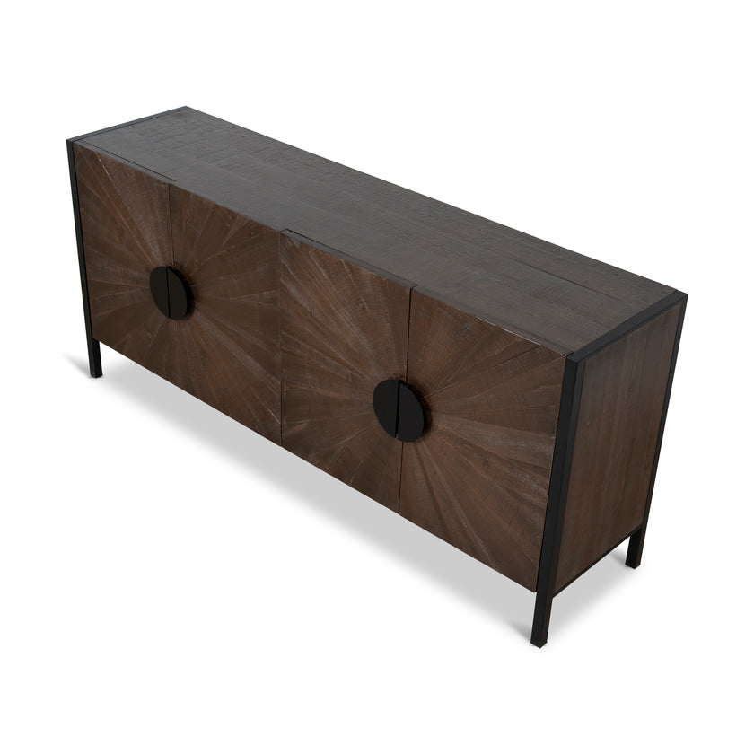 CDT12133-NI 1.8m Wooden Buffet Unit - Walnut
