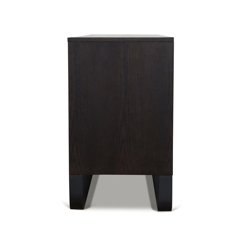 CDT12136-BB 1.6m Dresser Unit - Dark Walnut