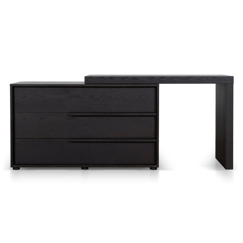 CDT12138-BB Extendable Dresser Unit - Dark Walnut