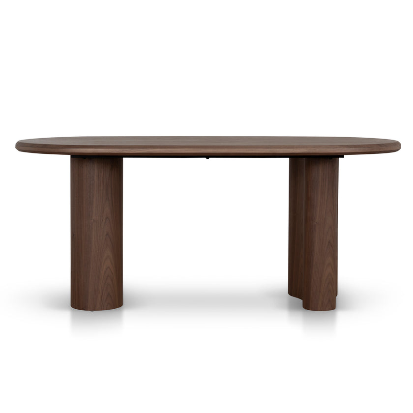 CDT12141-DW 1.8m Oval Dining Table - Walnut