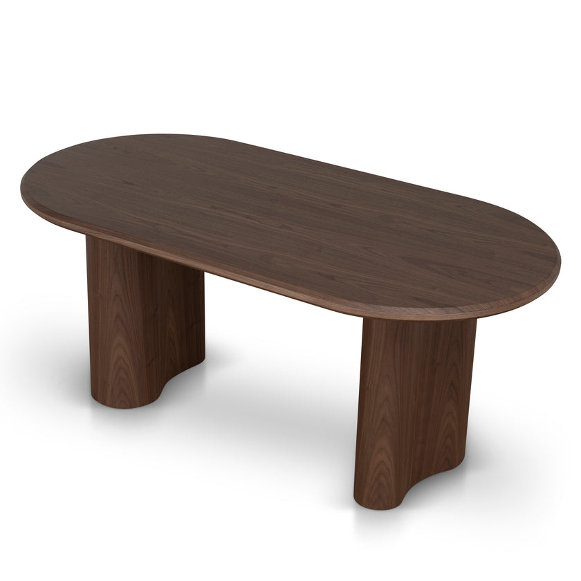 CDT12141-DW 1.8m Oval Dining Table - Walnut