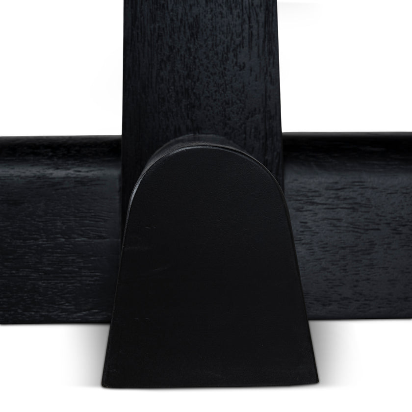 CDT12150-NI 1.2m Round Dining Table - Full Black