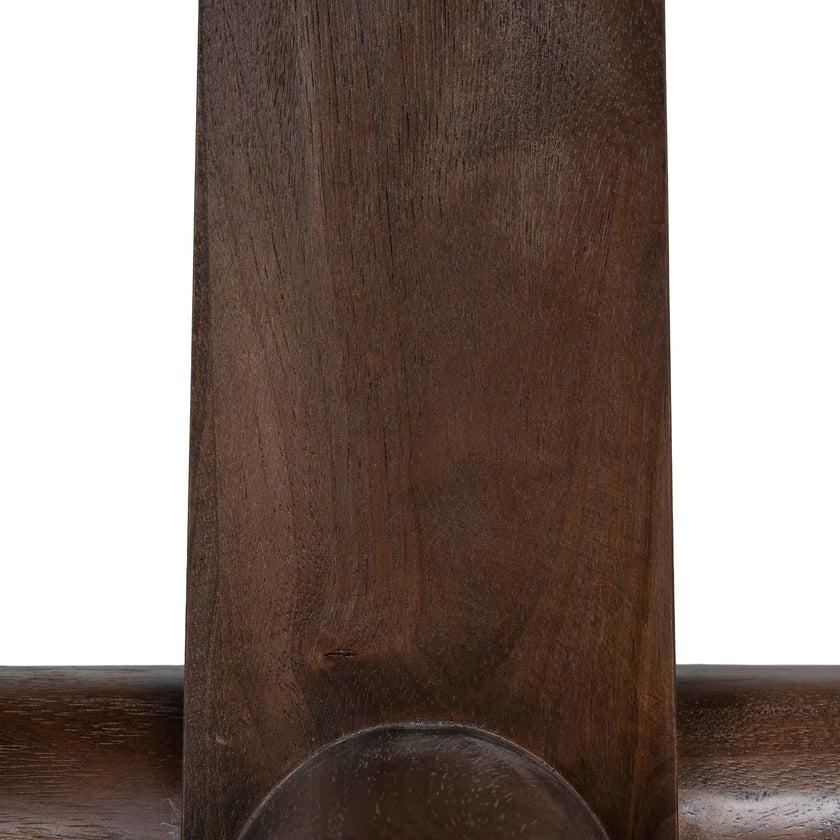 CDT12151-NI 1.2m Round Dining Table - Dark Brown