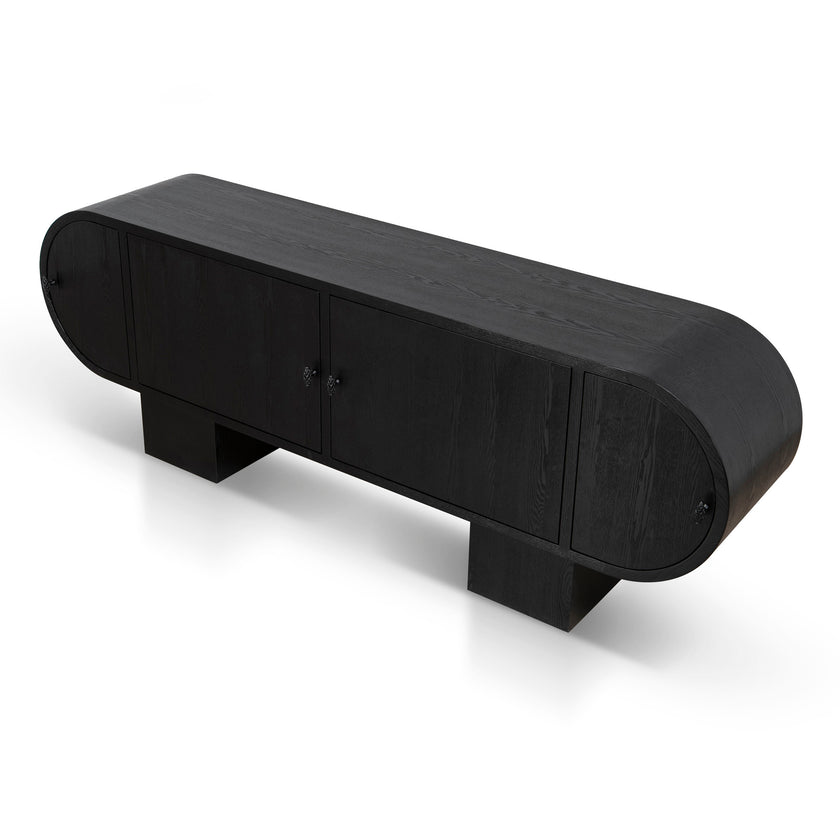 CDT12154-NI 2.2m Sideboard Unit - Full Black