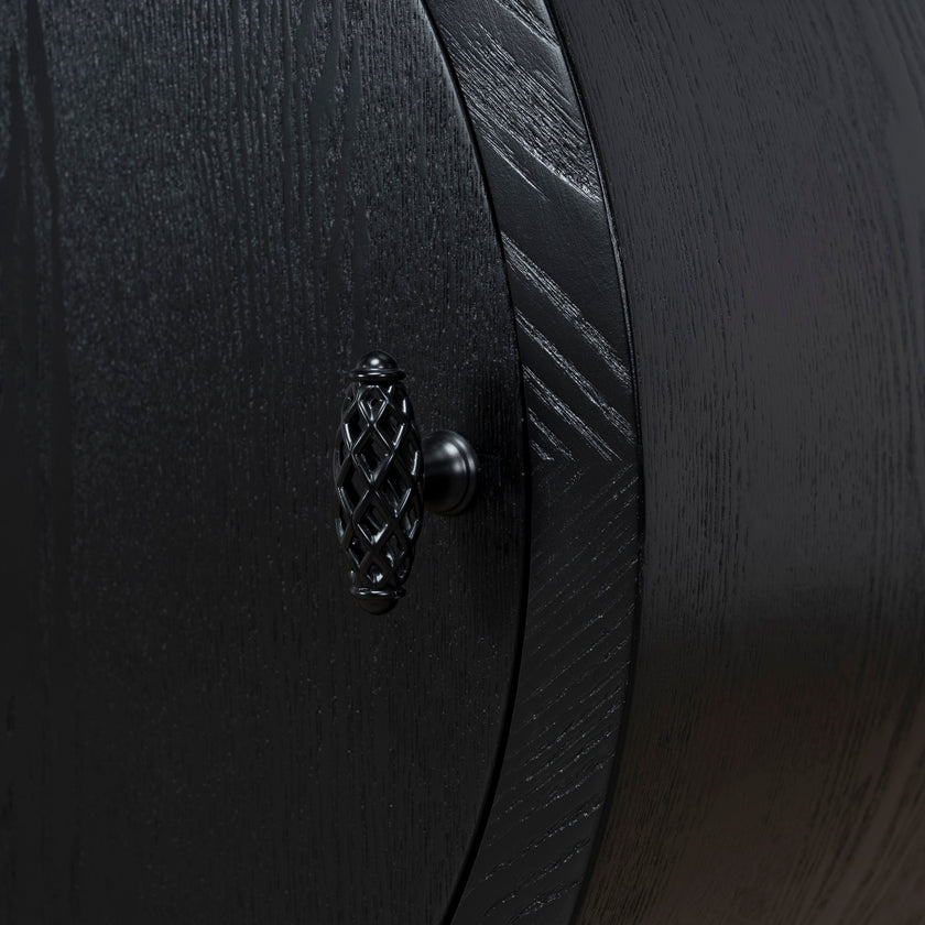 CDT12154-NI 2.2m Sideboard Unit - Full Black