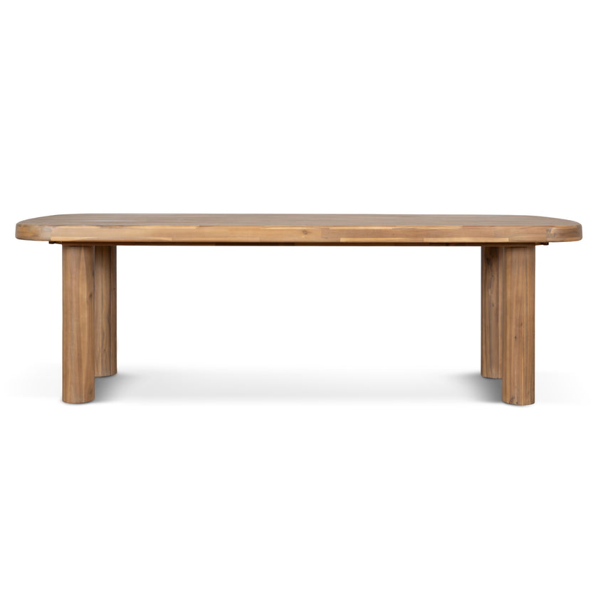 CDT12163-EM 2.5m Outdoor Dining Table - Natural