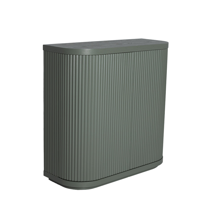 CDT12271-DW 100cm Wooden Storage Cabinet - Sage Green