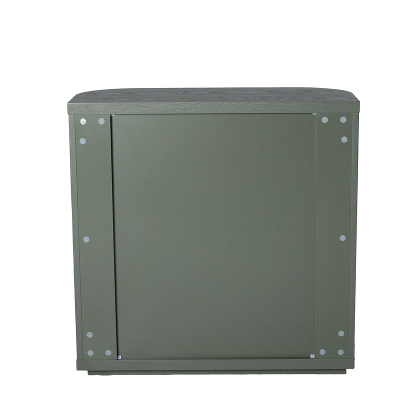 CDT12271-DW 100cm Wooden Storage Cabinet - Sage Green