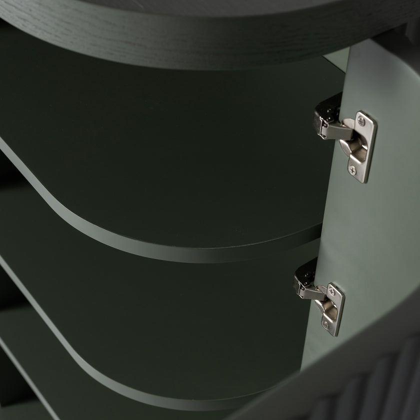 CDT12271-DW 100cm Wooden Storage Cabinet - Sage Green