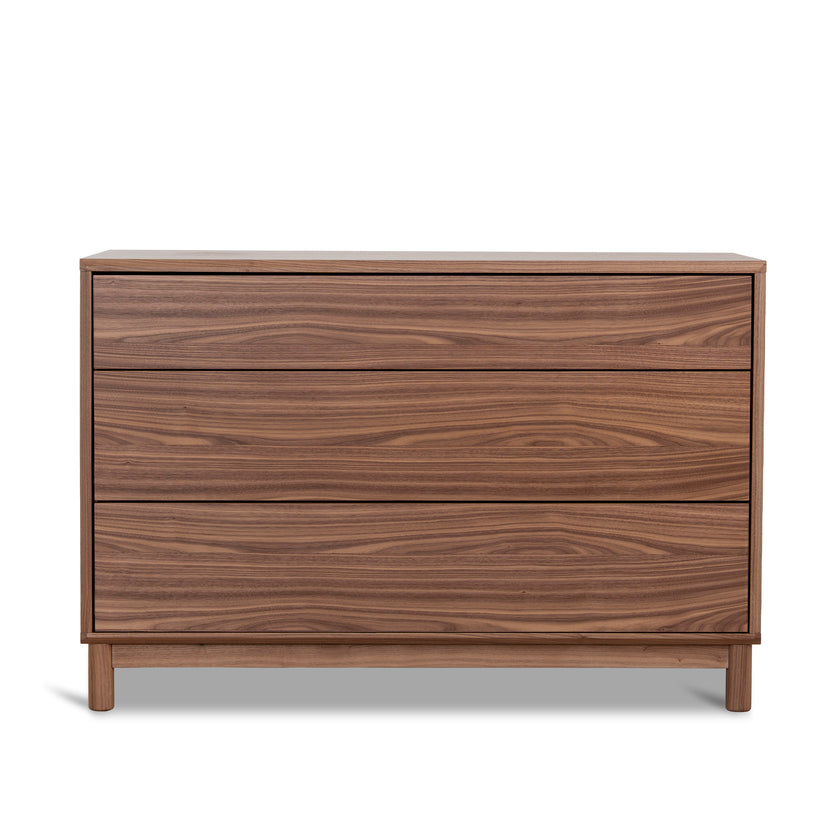 CDT12278-CN 3 Drawers Dresser Unit - Walnut