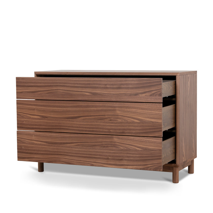 CDT12278-CN 3 Drawers Dresser Unit - Walnut