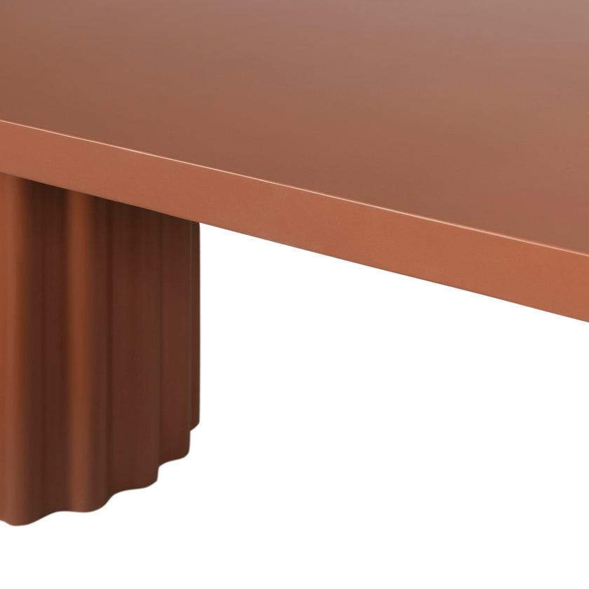 CDT12289-CO 2.4m Concrete Dining Table - Terracotta