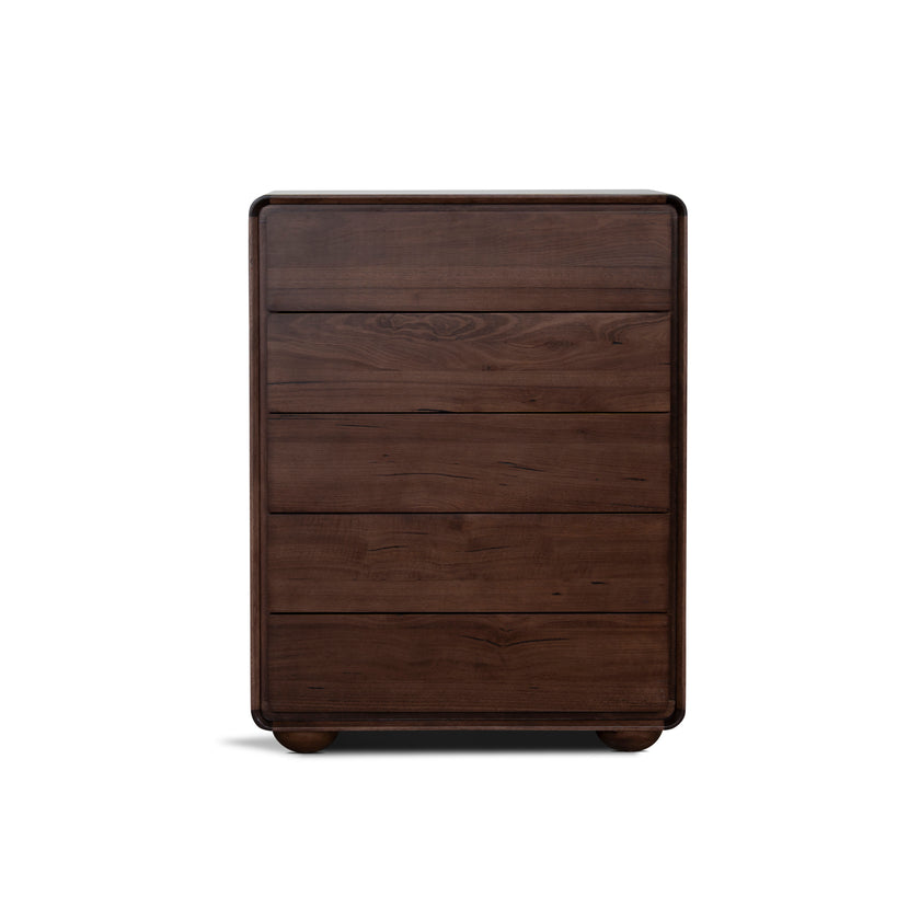 CDT12351-AW Tallboy Drawer Chest - Walnut