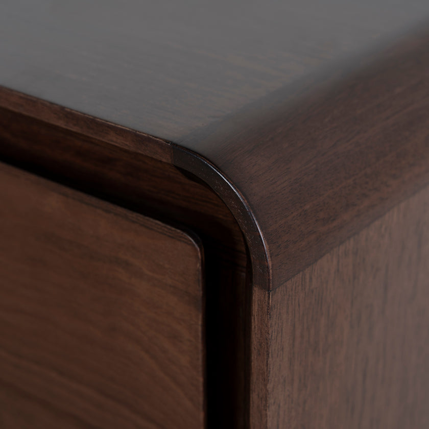 CDT12351-AW Tallboy Drawer Chest - Walnut