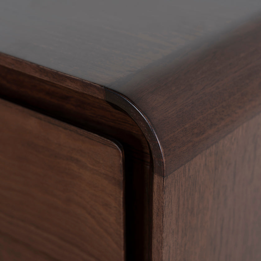 CDT12351-AW Tallboy Drawer Chest - Walnut