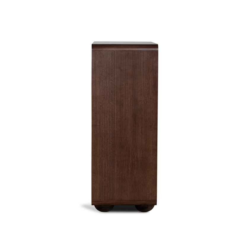 CDT12351-AW Tallboy Drawer Chest - Walnut