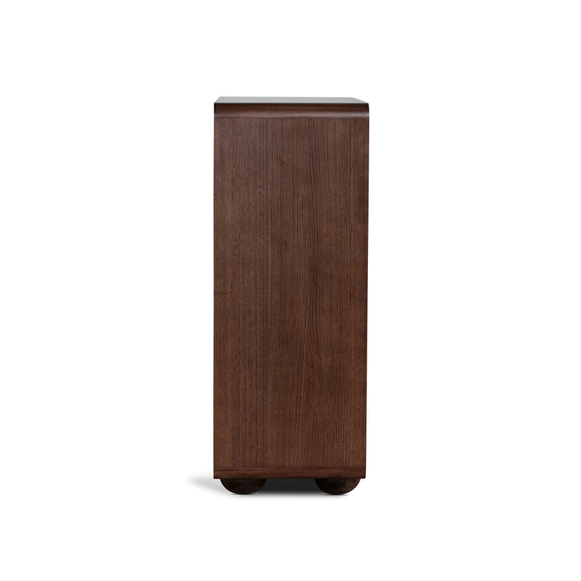 CDT12351-AW Tallboy Drawer Chest - Walnut
