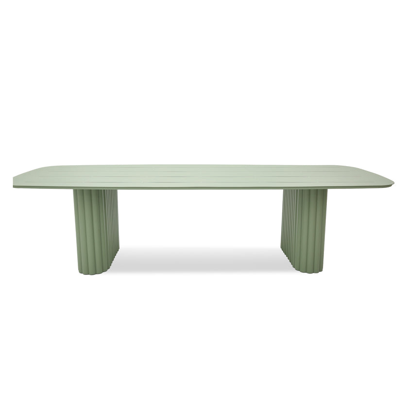 CDT12605-KT 3m Outdoor Dining Table - Sand Green