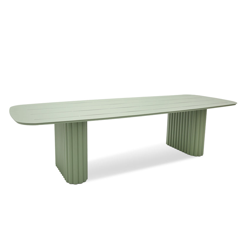 CDT12605-KT 3m Outdoor Dining Table - Sand Green