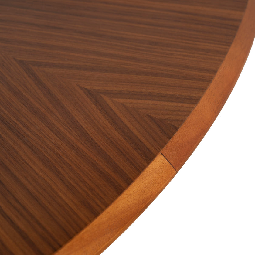 CDT12649-DR 1.2m Round Dining Table - Walnut