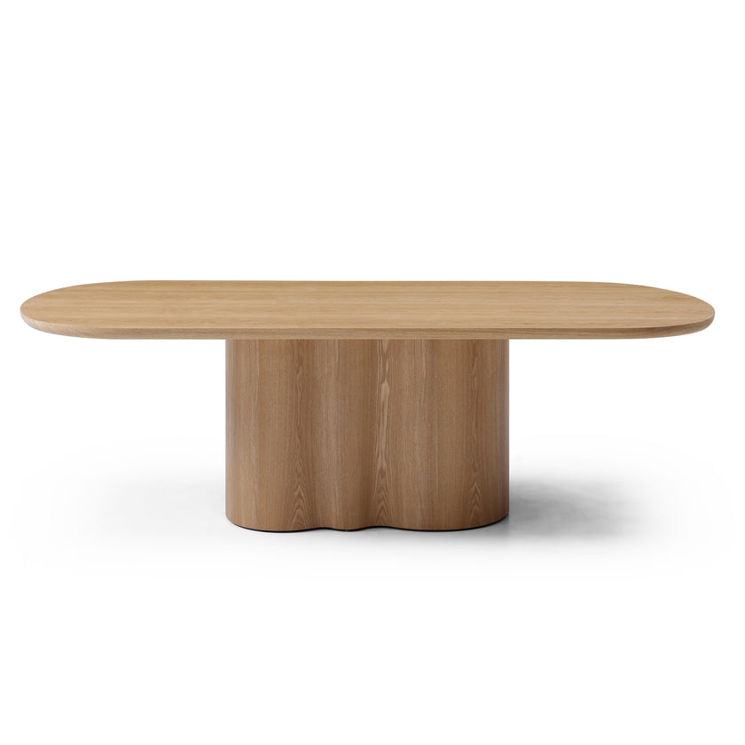 CDT12722-RX 2.39m Oval Dining Table - Ash Natural
