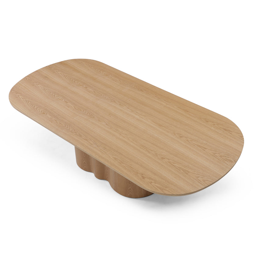CDT12722-RX 2.39m Oval Dining Table - Ash Natural