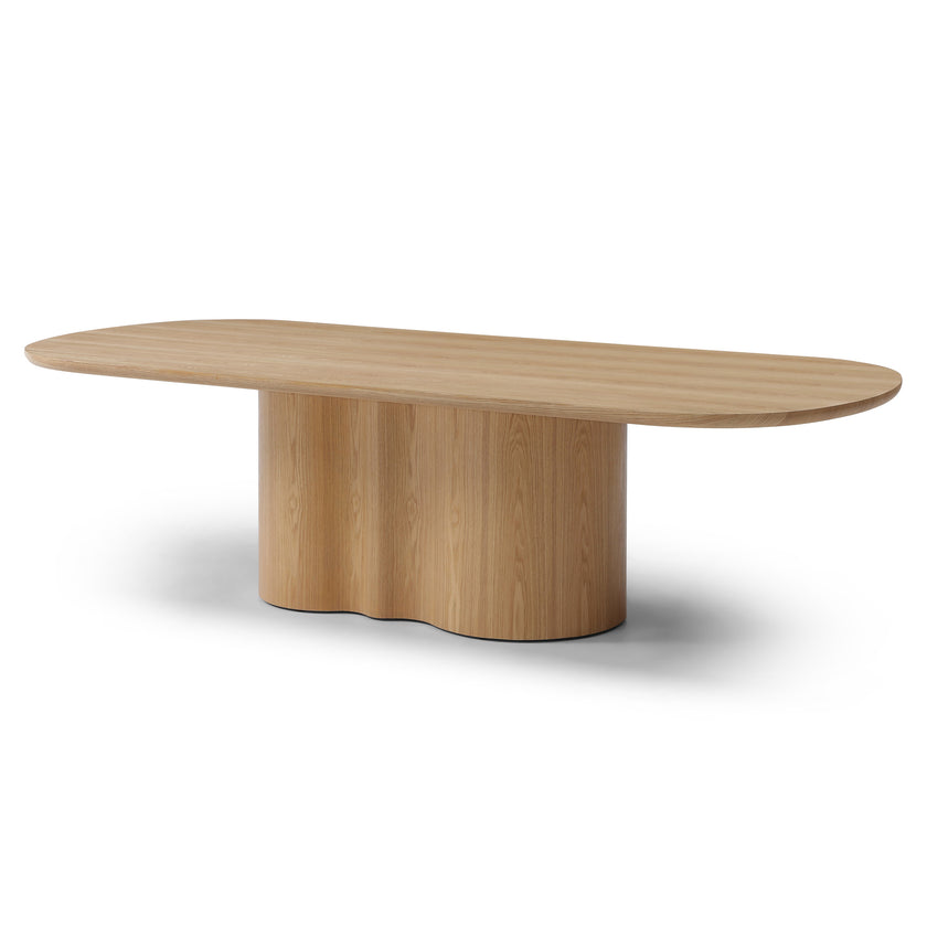 CDT12724-RX 2.7m Oval Dining Table - Ash Natural