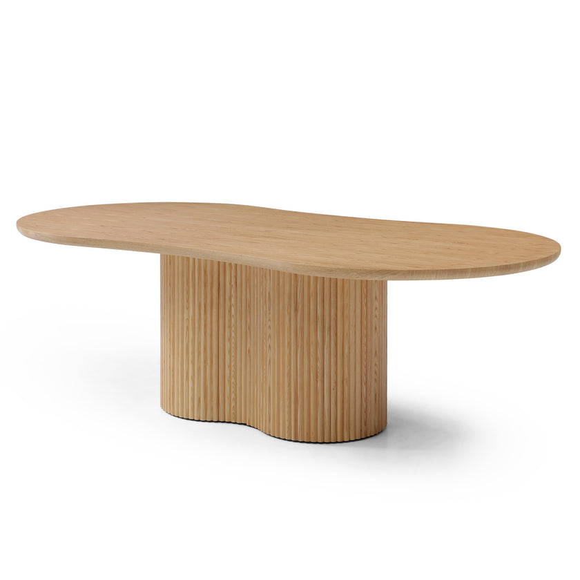 CDT12726-RX 2.39m Freeform Dining Table - Ash Natural