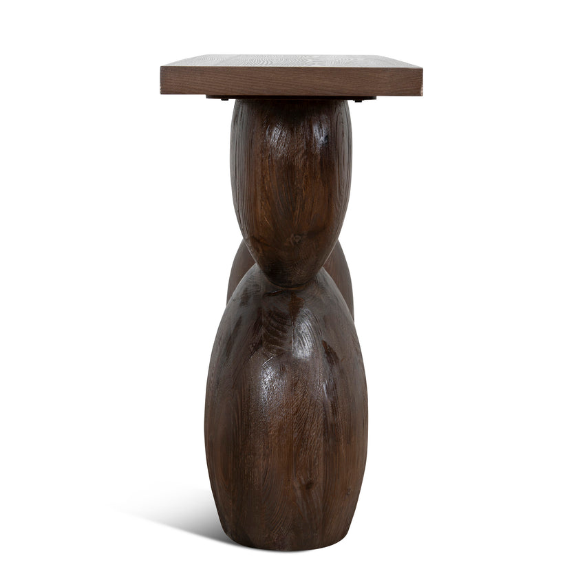CDT12748-NI 1.6m Elm Console Table - Walnut