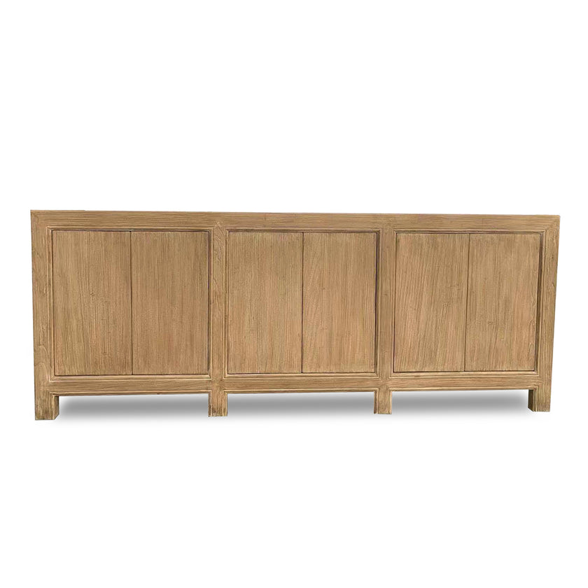 CDT12824-NA 2.2m ELM Sideboard Unit - Natural