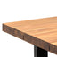 Ex Display - CDT6725-EM 2.1m Dining Table - Natural with Black Leg