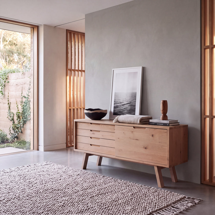 CDT6937-SI 1.6m Sideboard Unit - Washed Natural