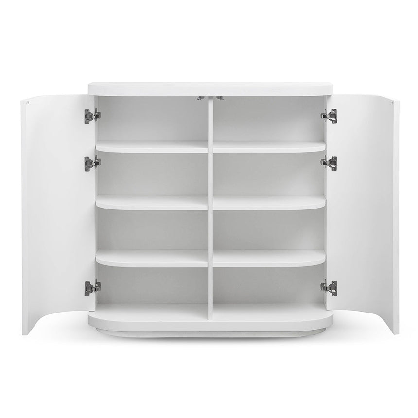 Ex Display - CDT8049-DW 100cm Wooden Storage Cabinet - White