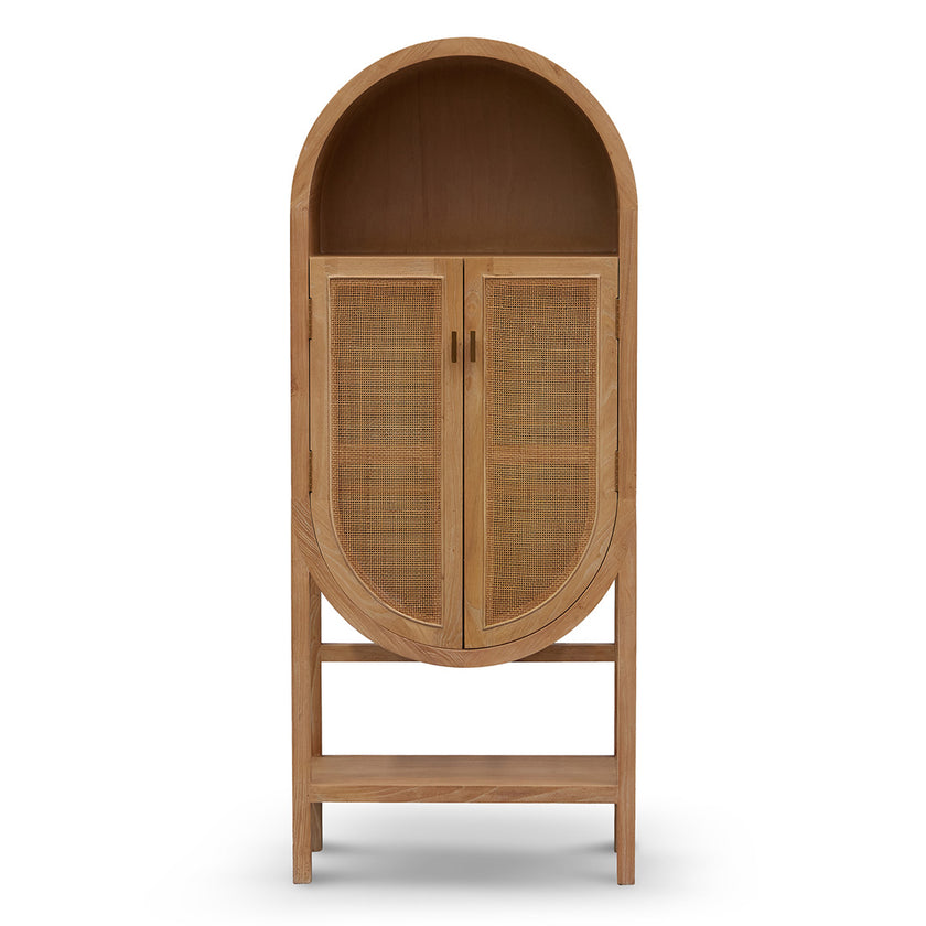 CDT8138-NI 65.5cm Rattan Door Cabinet - Natural