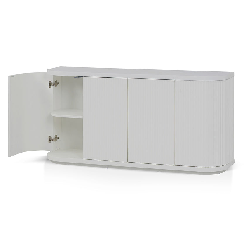 CDT8339-DW 1.6m Veneer Top Buffet Unit - Full White