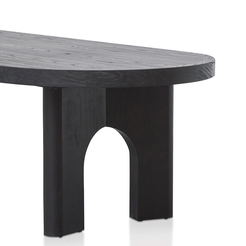 Ex Display - CDT8404-NI 2.8m oval dining table - Black