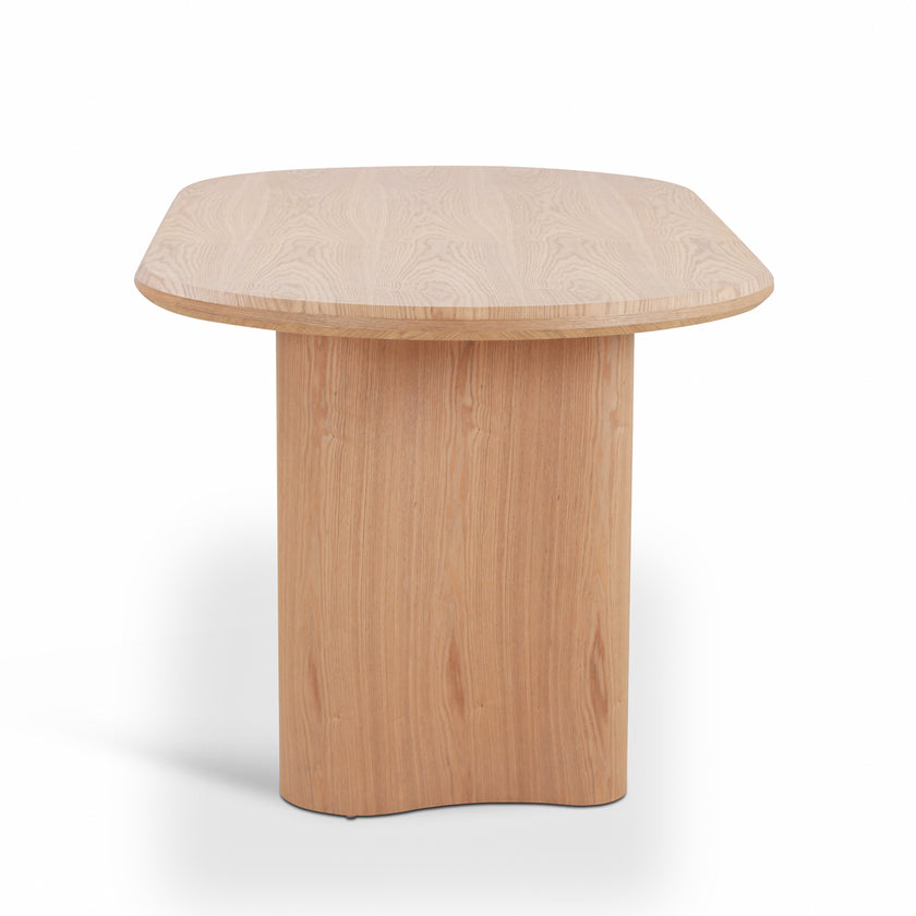 CDT8931-DW 1.8m Oval Dining Table - Natural