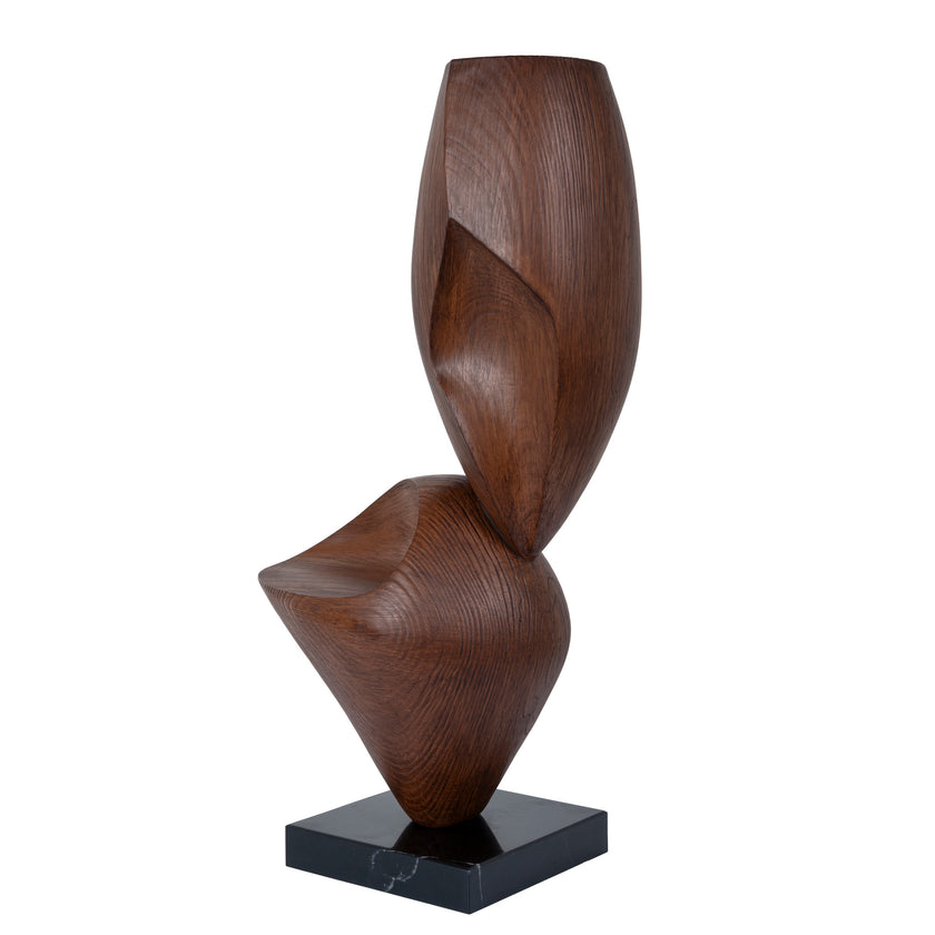 CAC12335-FC Wood grain simple shadow sculpture