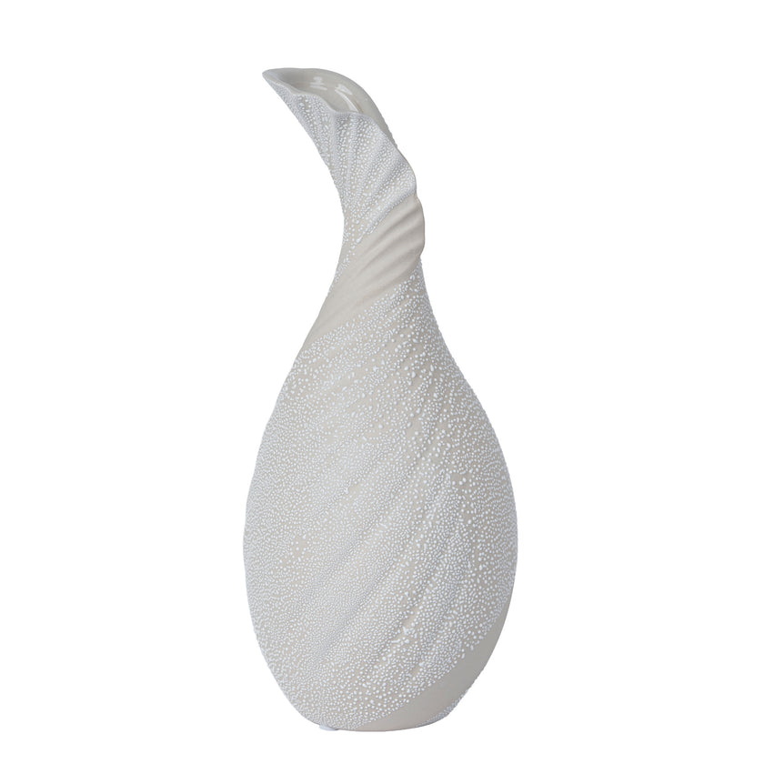 CAC12329-FC Bead-Dot Gooseneck Vase Style B