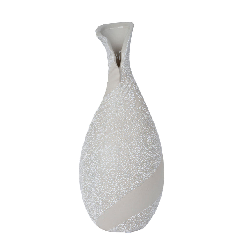 CAC12329-FC Bead-Dot Gooseneck Vase Style B